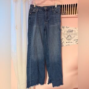 BCBG Generation High Rise Wide Leg Jeans